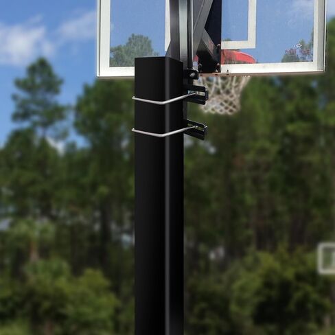 Basketball Hoop Light Bracket, Fit 5*5, 6*6, 6*8, 8*8, 8*12 Inch Square Pole, Fit Various LED Lights and with Solar Panel Install Location, Powerful & Durable, Easy Installation, LIGHTS NOT INCLUDED in Saudi Arabia