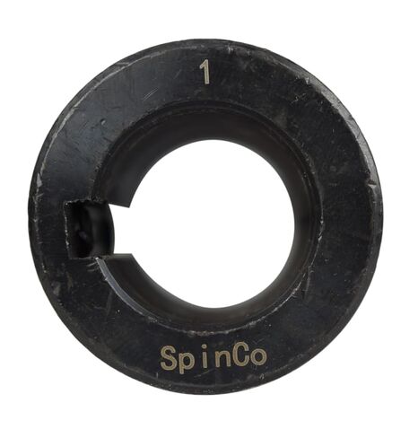 1" Solid Shaft Coupler w/Keyway and Set Screws 3" Long by SpinCo in Saudi Arabia