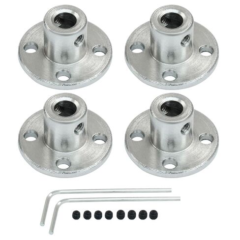 Hordion 10mm Flange Shaft Coupling Connector, Rigid Flange Coupling Model Coupler Shaft Axis Fittings for DIY RC Model Motors, 4 Pack in Saudi Arabia