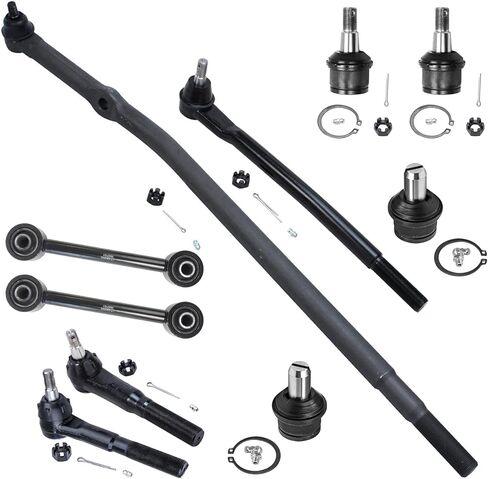 Detroit Axle - 4WD Front CV Axles Kit for Chevy Silverado GMC Sierra Suburban Yukon XL 1500 Avalanche Tahoe Cadillac Escalade ESV EXT, 2 CV Axle Shafts 2 Lower Ball Joints Replacement in Kuwait