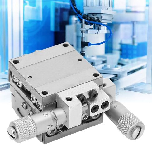 Linear Sliding Table XY Axis Manual Platform Cross Roller Stage Stainless Steel Guide Type 30x30mm M2GS30 for Precision Mechanical Equipment in Saudi Arabia