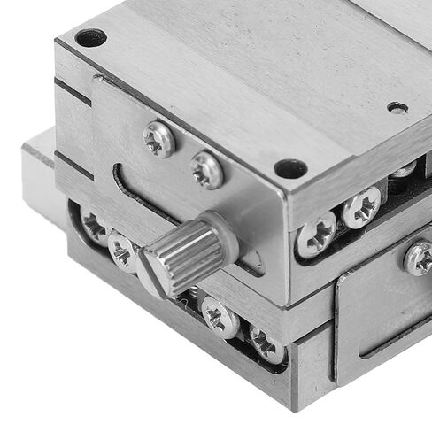 Linear Sliding Table XY Axis Manual Platform Cross Roller Stage Stainless Steel Guide Type 30x30mm M2GS30 for Precision Mechanical Equipment in Saudi Arabia