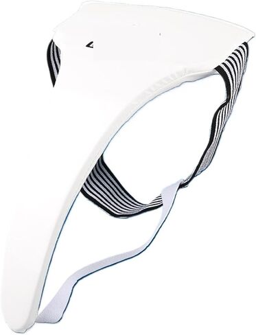 Protective Grade White Taekwondo Groin Guard Men Women Boxing Karate Support Breathable in Saudi Arabia