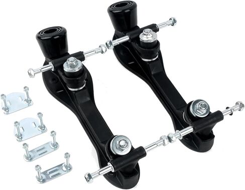 قاعدة تزلج دوارة لوحة تزلج دوارة أحذية يمكنك صنعها بنفسك سهلة التركيب مع ممتص صدمات الفرامل للنساء دعامة دوارة صف مزدوج in Kuwait