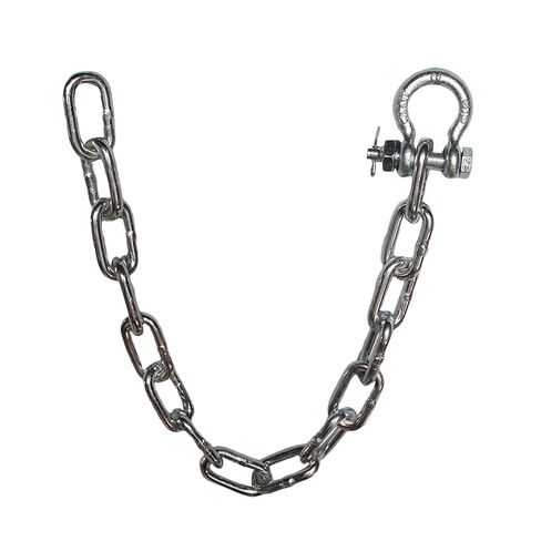Anchor Chain,Galvanized 5/16" Chain 1 PCS 3/8" Anti-Off Shackles,Anchor Chains Shackle for Camping, Rigging, Towing and Other in Kuwait