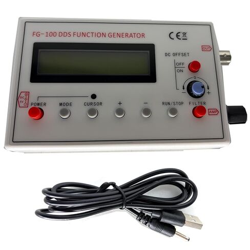 FG-100 DDS وظيفة إشارة مولد 1 هرتز-500 كيلو هرتز شرط عداد التردد موجات سن المنشار مصدر متر in Kuwait