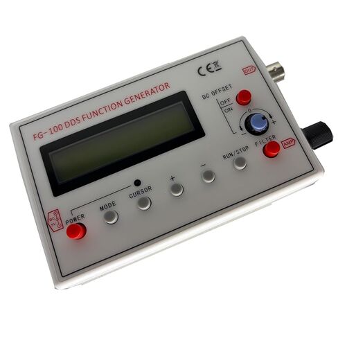 FG-100 DDS وظيفة إشارة مولد 1 هرتز-500 كيلو هرتز شرط عداد التردد موجات سن المنشار مصدر متر in Kuwait