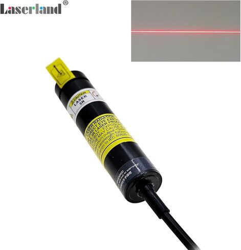 Red Light Line Module Projector Focusable Locator Generator for Fabric Wood Cloth Alignment 638nm Dia.16mm in Kuwait