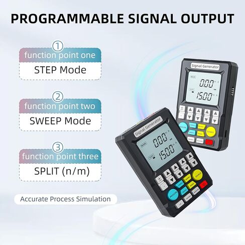 4-20mA Signal Generator Calibrator Portable Industrial Process Calibrator with Voltage Current Thermocouple Output Programmable PLC Test Signal Generator Backlit LCD-C703S in Saudi Arabia