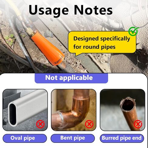 TFXNPB Nitrogen Purge Tool-HVAC Nitrogen Purge Regulator Adapter for Purging and Brazing Refrigeration Tube, Nitrogen Purge Boot Regulator with Multi-Size O-Ring Seal(Orange) in Kuwait