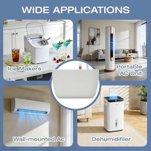 Mini Split Condensate Pump 100-240 V, Ac Hvac Silent Condensate Pump, 50/60 Hertz, Ultra Quiet Wall-Mounted External Type, Suitable For Indoor Air Conditioners, Hvac, Dehumidifiers in Saudi Arabia