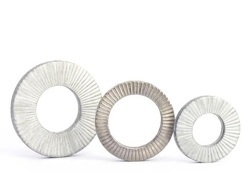 5/16 غسالات ذاتية الغلق بطبقة مزدوجة غسالات مضادة للفك غسالات بيلفيل مثبتات قفل مقاومة للاهتزاز للسيارات والآلات الصناعية ومعدات البناء والصيانة in Kuwait