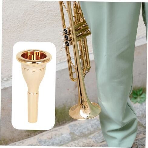 BESTonZON Mike Finn Tuba Mouthpiece Brass Tuba Part Cnc Plated Gold Mouth Accessory Replacement in Saudi Arabia