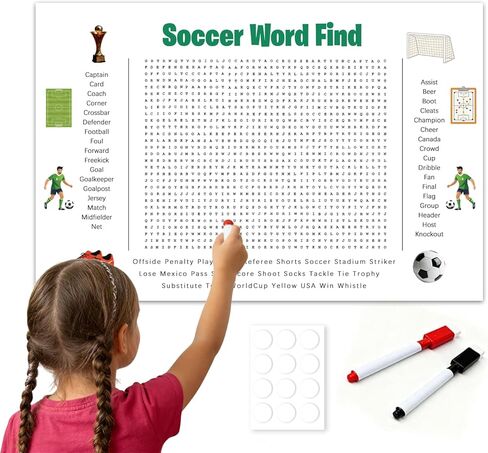 2Pcs World Cup 2026 Schedule Poster,35.4"×23.6" World Cup 48-Team Flag Stickers Writable Soccer Poster,World Cup Merchandise Soccer Games Gifts for Soccer Fans,Party Decorations Includes 2 Marker Pens in Saudi Arabia