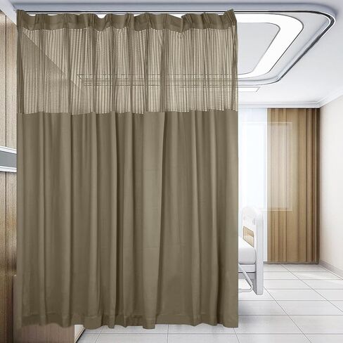 Hospital Curtain with Flat Hooks Room Divider for Hospital Medical Clinic SPA Lab Cubicle Curtain Divider Privacy Screen108x96 in Saudi Arabia