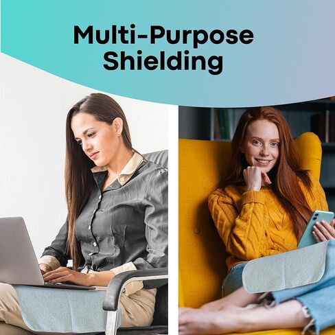 TOMUM EMF Radiation Shielding Protection Blanket - Faraday Blanket for EMF Radiation Protection and Blocking - RF Blocker Shield Anti-Radiation Cotton Blankets for Pregnancy Laptop Phone Signal in Kuwait