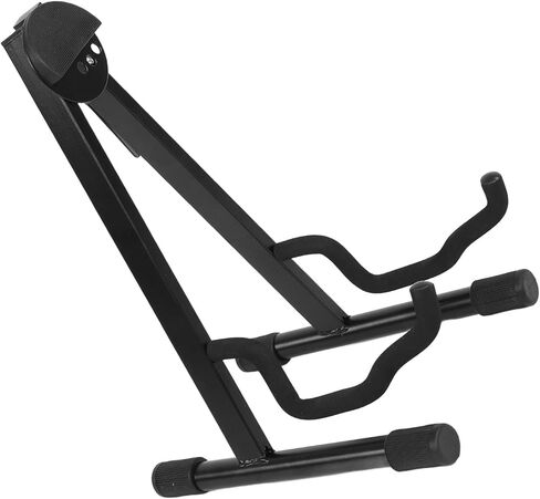 Cello Stand Foldable Metal Frame Support Black - Lightweight Portable Holder for Guitar, Bass, Violin, Secure Instrument Protection for Musicians and Travel in Saudi Arabia