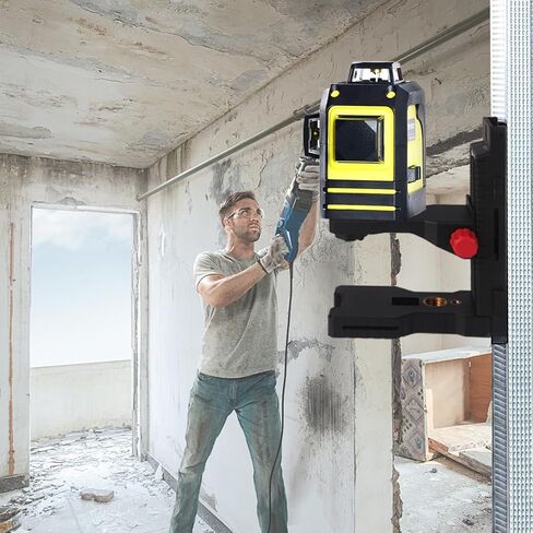 محول مستوى الليزر بقوس مغناطيسي على شكل حرف L، قاعدة محورية مغناطيسية قابلة للتعديل 1/4 بوصة - 20 ذكر، دعم قابل للتعديل 360 درجة متعدد الوظائف على شكل حرف L للتركيب على الحائط والسقف in Kuwait