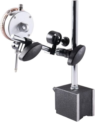 Accusize Industrial Tools 3 Pc Set, 110 Lb Capacity Magnetic Base, 0-1'' by 0.001'' Dial Indicator and 22 Ps Indicator Point Kit, Eg01-1039 in Saudi Arabia