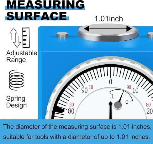 Z Axis Zero Setting 0-0.1'' X 0.001'', 2" Zero CNC Instrument Setter,CNC Machining Center Blade Adjuster,for CNC Lathe,Milling Machine,Drilling Machine in Kuwait