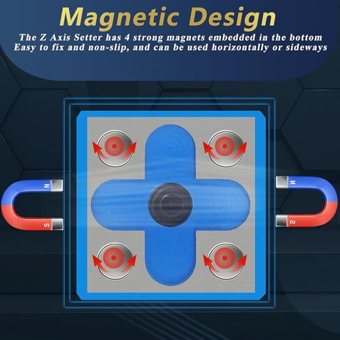 Z Axis Zero Setting 0-0.1'' X 0.001'', 2" Zero CNC Instrument Setter,CNC Machining Center Blade Adjuster,for CNC Lathe,Milling Machine,Drilling Machine in Kuwait