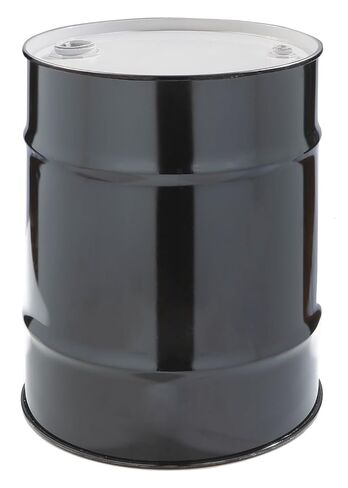 Transport Drum, Closed Head, 30 gal., Black in Kuwait