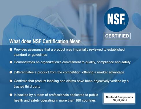 Food Grade Grease | Synthetic | Calcium SULFONATE Complex Base | NSF Registered AS H-1| Halal and Kosher Approved. Compare to: LUBRIPLATE. Petro-Canada. CASSIDA (14 OZ Tube) Made in USA in Kuwait