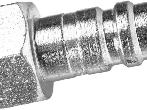 قابس طراز G للضاغط 1858 - لاستبدال أجزاء أنظمة الأنابيب الهوائية من ميلتون - قابس فولاذي سريع التحرير - 1/2 بوصة أنثى NPT 1/2 بوصة هيكل 99 SCFM 300 PSI الطول: 2.39 بوصة فضي in Kuwait