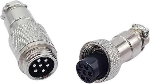 GX12 docking connector female plug 2pin3pin4pin male plug push-pull 5/6/7pin docking connector(5 pin male5pcs) in Kuwait