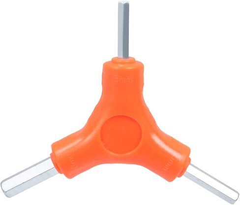 Geesatis 1Pcs Yellow Three Way Allen Wrench,Y Shaped Hex Wrench for Bicycle Cycling Repair Hardware Tools(5mm,6mm,8mm) in Saudi Arabia