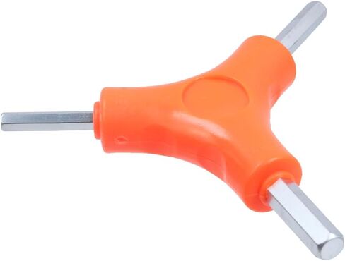 Geesatis 1Pcs Yellow Three Way Allen Wrench,Y Shaped Hex Wrench for Bicycle Cycling Repair Hardware Tools(5mm,6mm,8mm) in Saudi Arabia