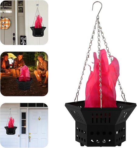 4000 دورة في الدقيقة لهب النار الخفيفة آلة 2 LED ثلاثية الأبعاد لهب صناعي وهمي مصباح كهربائي وهمي مصباح نار المعسكر تأثير جو المسرح لهب نار وهمي لتزيين حفلات عيد الميلاد والهالوين in Kuwait