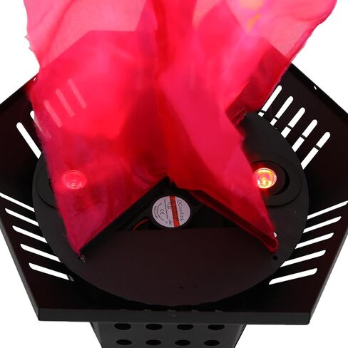 4000 دورة في الدقيقة لهب النار الخفيفة آلة 2 LED ثلاثية الأبعاد لهب صناعي وهمي مصباح كهربائي وهمي مصباح نار المعسكر تأثير جو المسرح لهب نار وهمي لتزيين حفلات عيد الميلاد والهالوين in Kuwait