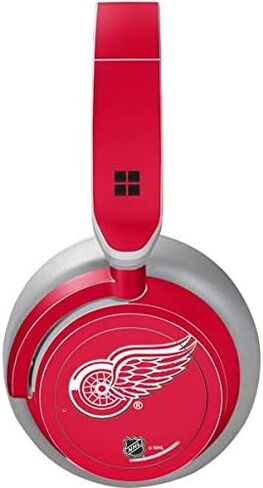 Skinit Decal Audio Skin Compatible with Surface Headphones - Officially Licensed NHL Detroit Red Wings Solid Background Design in Saudi Arabia