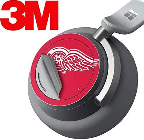 Skinit Decal Audio Skin Compatible with Surface Headphones - Officially Licensed NHL Detroit Red Wings Solid Background Design in Saudi Arabia