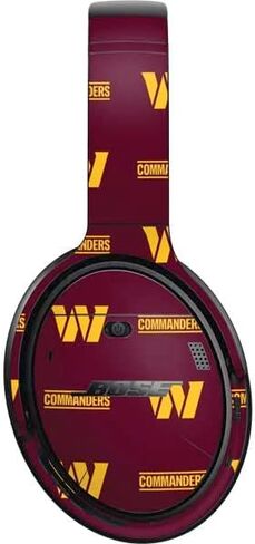 Skinit Decal Audio Skin Compatible with Bose QuietComfort 35 II Headphones - Officially Licensed NFL Washington Commanders Blitz Series Design in Saudi Arabia
