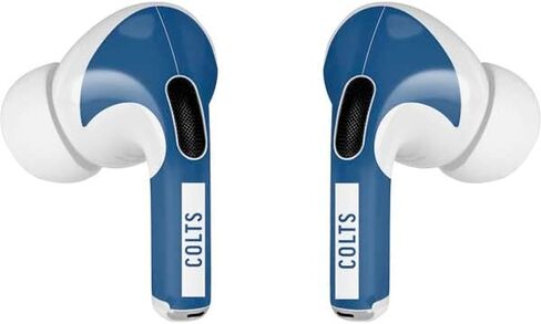 Skinit Decal Audio Skin Compatible with AirPods Pro 2nd Gen - Officially Licensed NFL Indianapolis Colts Blue Performance Series Design in Saudi Arabia