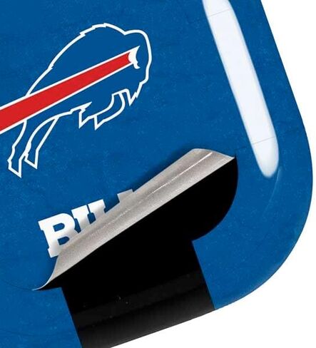 ملصق صوتي من Skinit متوافق مع Samsung Galaxy Buds Pro - تصميم مرخص رسميًا من NFL Buffalo Bills in Saudi Arabia