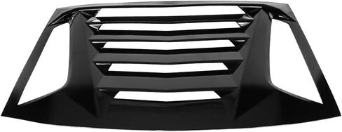 IKON MOTORSPORTS, Rear Window Louver Compatible with 2011-2023 Dodge Charger, Carbon Fiber Print Sun Shade Cover Windshield Scoop, 2012 2013 2014 2015 2016 2017 2018 2019 2020 in Saudi Arabia