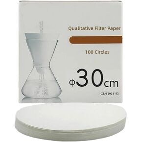 Qualitative Filter Paper Laboratory Research Filter Membrane Circular Oil Detection Filtration Paper Diameter 300 mm 100 Circles(Medium Speed) in Kuwait