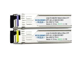 2.5g Gigabit Single-Mode Single Fiber 80km Optical Module SFP-GE-BIDI Compatible with H3C in Kuwait