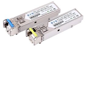 1.25G Gigabit SFP Single-Mode Single Fiber LC Port Optical Module SFP-GE-LX-SM1310/1550 Single core 3KM Compatible with H3C 10KM 20km-120KM(LC 10KM one Pair) in Kuwait