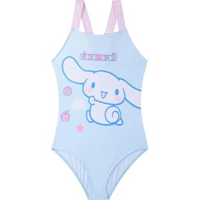 Hello Kitty | Kuromi | Cinnamoroll Girls Swimsuit, One Piece Teens Bathing Suit Adjustable Straps, Kawaii Swimwear in Kuwait