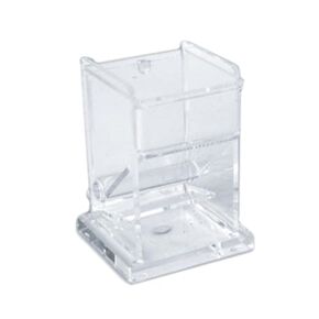 PLSD001 Stir Stick Dispenser, 7-5/8" x 4-1/8" x 5-5/8"H, Rectangular, Easy Lift top, Acrylic, Clear in Kuwait