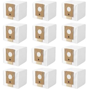 12Pack CF Clean Fariy T8 Dust bags Compatible with Ecovacs Deebot Ozmo T8/ T8+/ T8 AIVI/ N8 Pro/ N8 Pro Plus/ DX93/ DDX96 Vacuum Cleaner Also Fit for Yeedi K781 in Kuwait