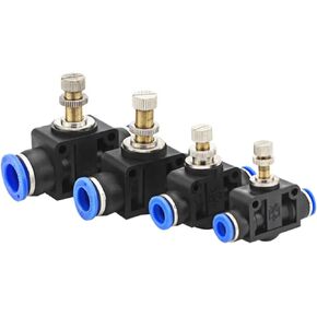 PU/PY/PV/PZA/PE تركيب هوائي أنبوب تركيبات سريعة 4 مللي متر 6 مللي متر 8 مللي متر 10 مللي متر 12 مللي متر 14 مللي متر دفع في خرطوم كوبينج 5 قطعة (5 قطعة PE ، 8 مللي متر) in Kuwait