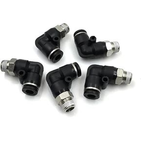 PC/PCF/SL/PL Pneumatic Connector 4mm 6mm Thread 1/8" 1/4 3/8 1/2" Hose Fittings 1Pcs(4-01,SL) in Kuwait
