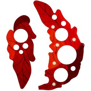 Set of 2 Self Stick Plastic Guitar Pickguard Grape Leaf Style Guitar Sound Hole Covers for Acoustic Guitar in Kuwait