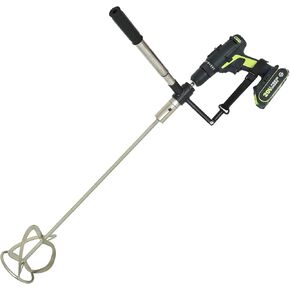 ملحق مثقاب لخلاط الأسمنت والخرسانة من مايتي فاين - مجداف خلط فولاذي شديد التحمل للملاط والجص والجص - لقمة خلط حلزونية لدلاء سعة 5 جالون - خلاط طين وطلاء الجدران الجافة المقاوم للصدأ in Kuwait