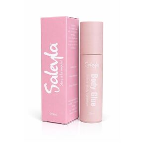 Saleyla Roll-On Body Glue 20ml – Sweat-Resistant, Clear Body Adhesive for Bikini, Competition Suits, Swimwear & Stagewear | Fashion Tape Alternative, Secure Fit, Gentle on Skin, Long-Lasting Hold in Saudi Arabia